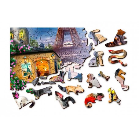 Puzzle Wooden City Chiens à Paris Wooden City - 1