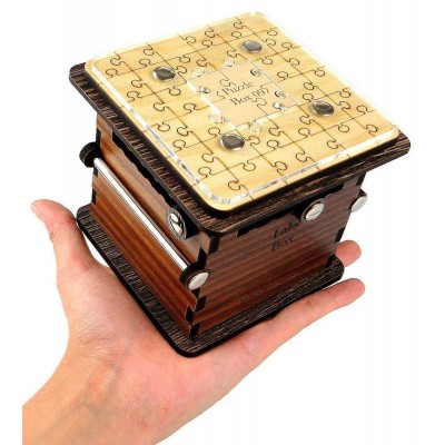 Zernnis Casse-tête en Bois Magic Puzzle boîte de Verrouillage pour Les Jeux  de renseignement