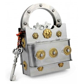 Cadenas secret à couronne en fer Logica Giochi - 1