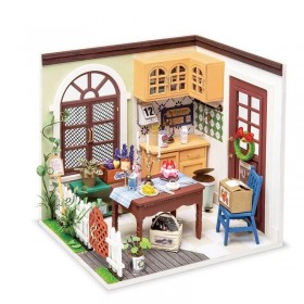 Kit de maison miniature avec cadre photo DIY pour construire une Mini pièce  faite à la