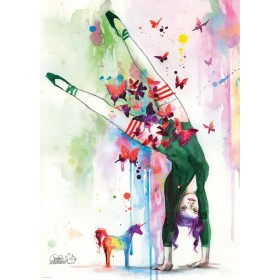 Puzzle Heye Free Colours, Mini licorne 1000 pièces Heye - 1