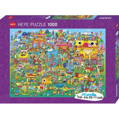 Puzzle Heye Les stylos sont mes amis de 1000 pièces Heye - 1