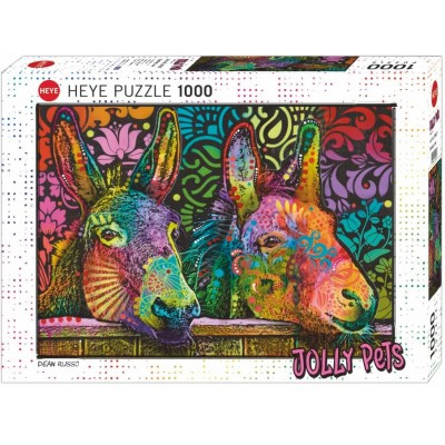 Puzzle Heye L'amour des ânes 1000 pièces Heye - 1