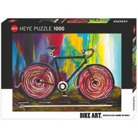 Puzzle Heye Momentum, Bicycle Art by 1000 pièces Heye - 1