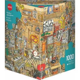 Puzzle Heye Music Maniac 1000 pièces Heye - 1