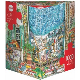 Puzzle Heye L'esprit de l'artiste aux 1000 pièces Heye - 1
