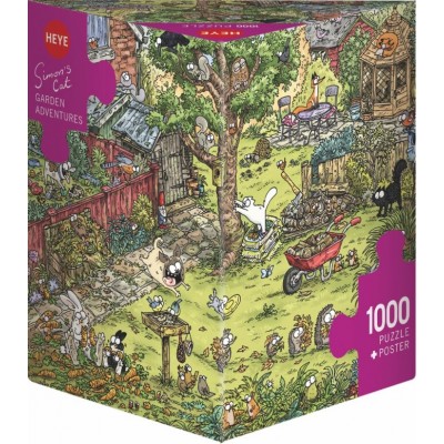 Puzzle Heye Aventures dans le jardin des 1000 pièces Heye - 1