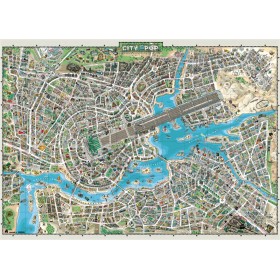Puzzle Heye La cité des pops 2000 pièces Heye - 1