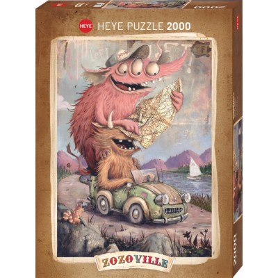 Puzzle Heye De Ruta 2000 Pièces Heye - 1