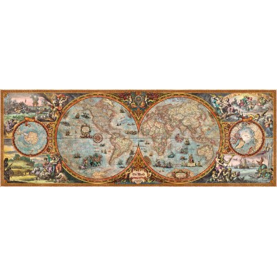 Puzzle Heye Carte panoramique de l'hémisphère de 6000 pièces Heye - 1