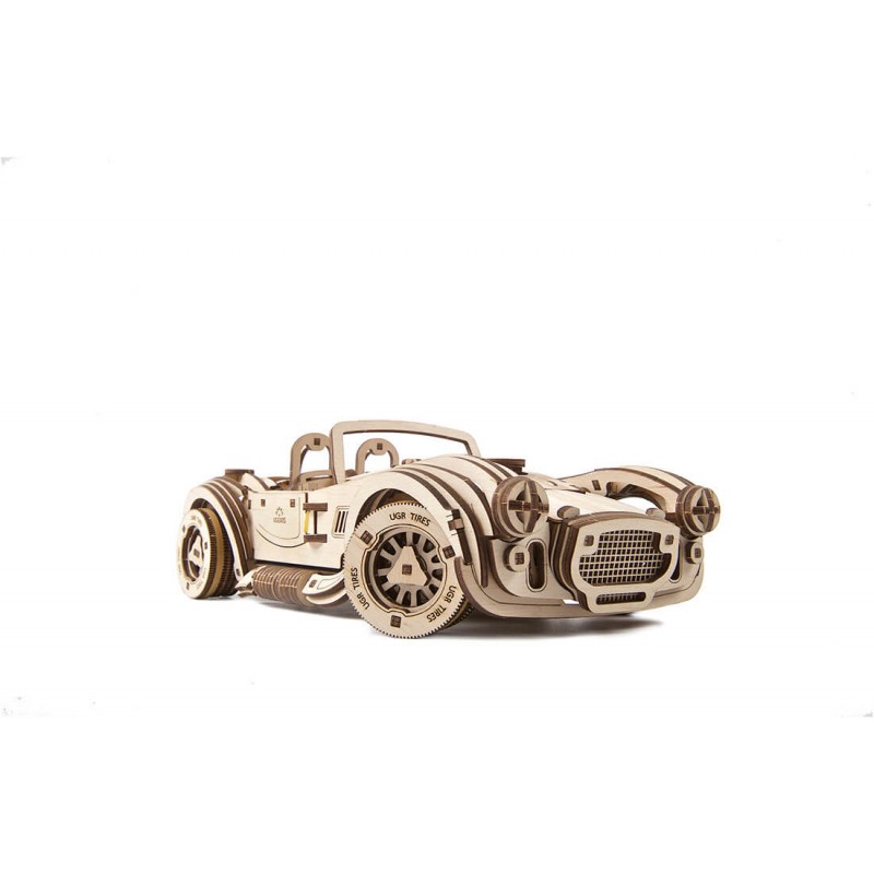 Voiture de course Cobra Drift Ugears – Puzzle 3d en bois 