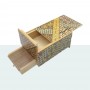 Boîte japonaise Yosegi 5 Sun 10 Stage avec tiroir Oka Craft - 2