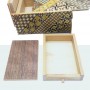 Boîte japonaise Yosegi 5 Sun 10 Stage avec tiroir Oka Craft - 4