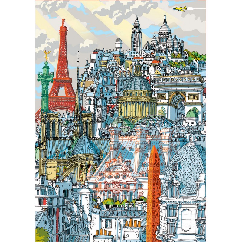 Recréer la magie de Paris : Puzzle unique de 1000 pièces