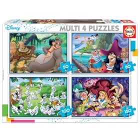Puzzle Educa Disney Classics Multi Progressive 50+80+100+150 Puzzles Educa - 1