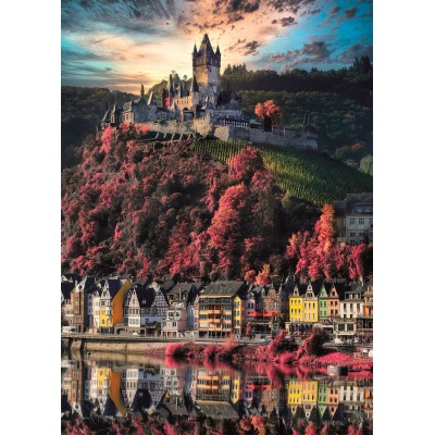 Puzzle Clementoni Château de Zamek Cochem 1000 pièces Clementoni - 1