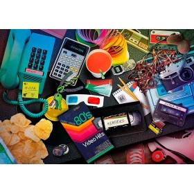 Puzzle Clementoni Nostalgie des années 80 1000 pièces Clementoni - 2