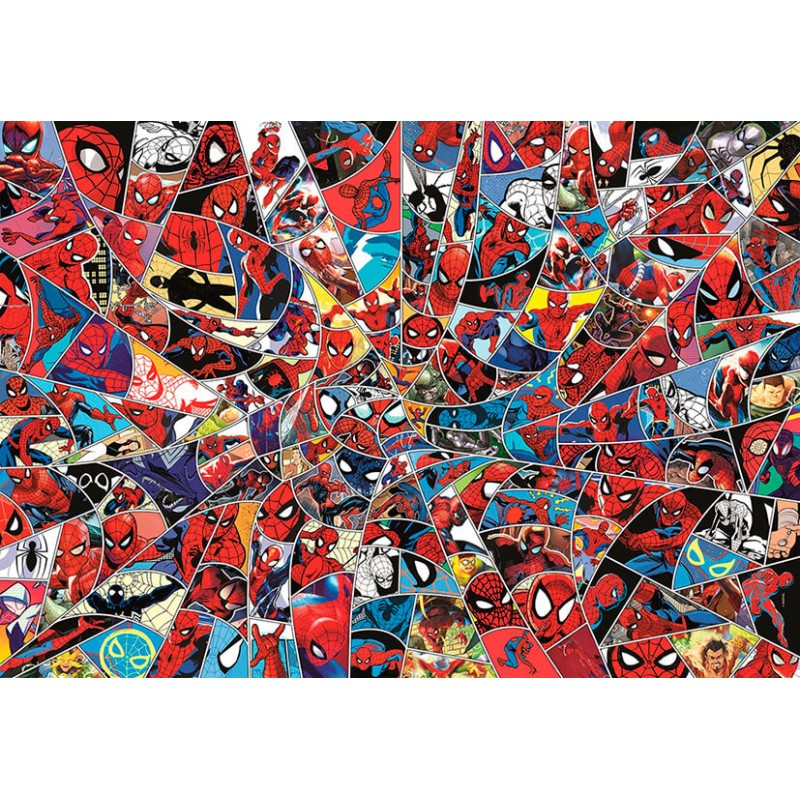 Puzzle Clementoni Impossible Spiderman 1000 pièces kubekings.fr