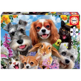Puzzle Educa Animaux de compagnie Selfie 200 pièces Puzzles Educa - 1