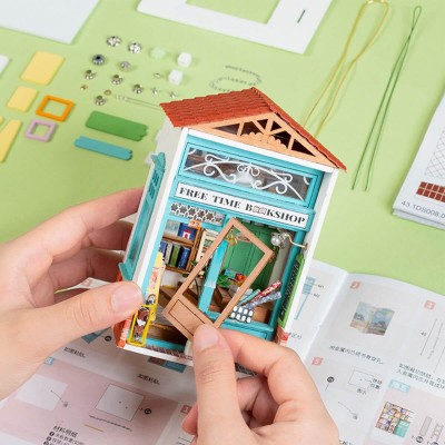 Kit DIY Maison Miniature Free time Bookshop