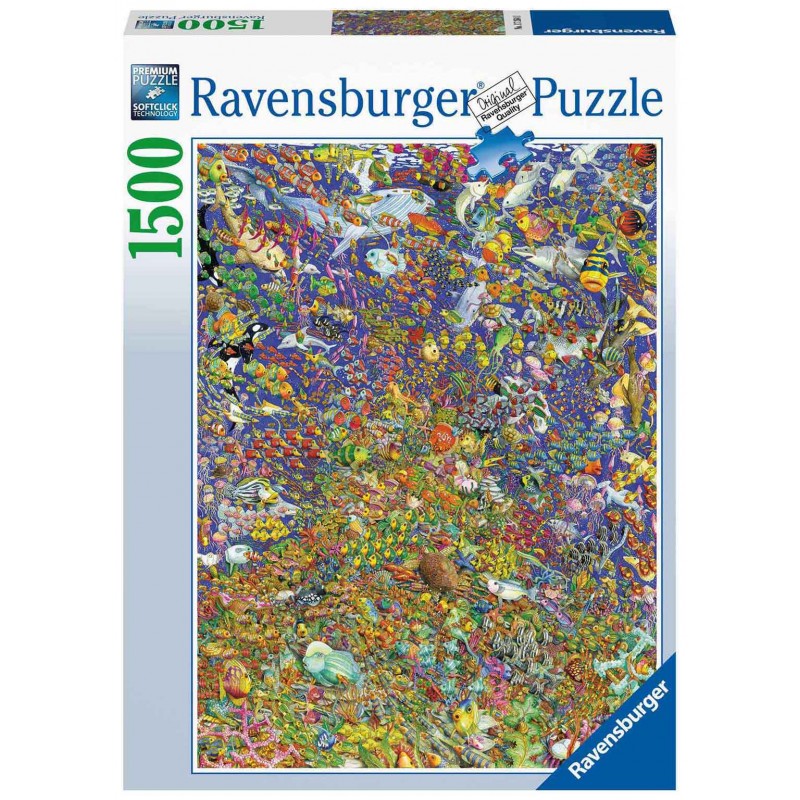 1500 Pièces Puzzle Ravensburger rainbow fish 