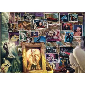Puzzle Ravensburger Disney Villains : Cruela de Vil 1000 Pièces Ravensburger - 1