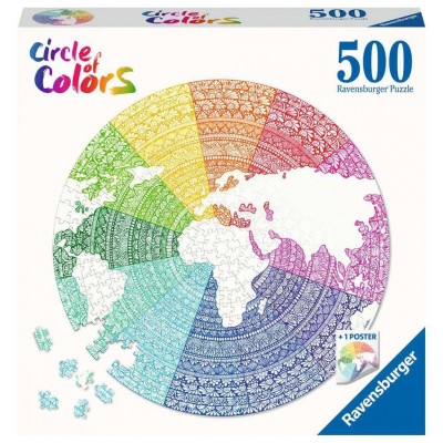 Puzzle Ravensburger Mandala circulaire de 500 pièces Ravensburger - 1