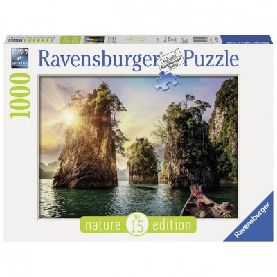 Puzzle Ravensburger Cheow Lan Rocks Thaïlande 1000 Pièces Ravensburger - 1