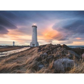 Puzzle Ravensburger Phare d'Akranes, Islande 1500 pièces Ravensburger - 1
