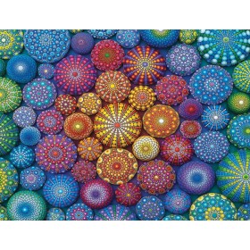 Puzzle Ravensburger Mandala arc-en-ciel 2000 pièces Ravensburger - 1