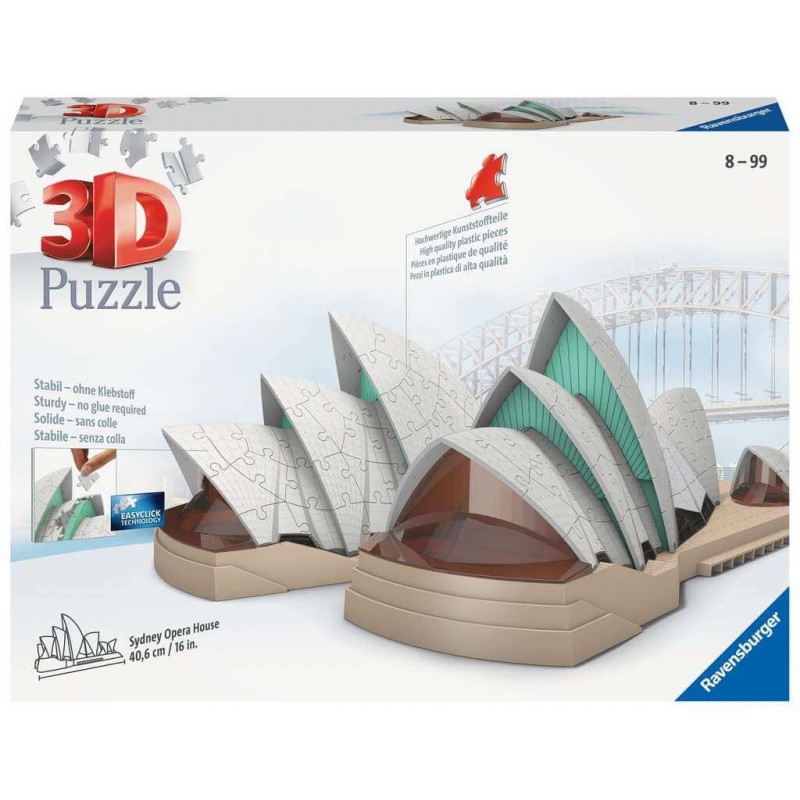 3D Puzzle Ravensburger Opéra de Sydney 237P - kubekings