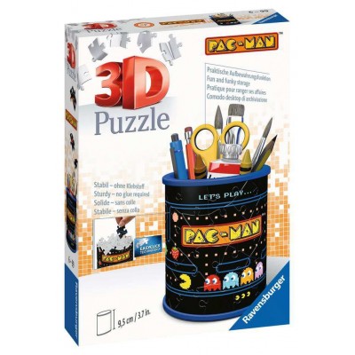 Puzzle 3D Ravensburger Porte-crayons Pacman, 54 pièces Ravensburger - 1
