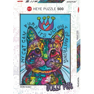 Puzzle Heye Mon chat peut ronronner 500 pièces Heye - 1