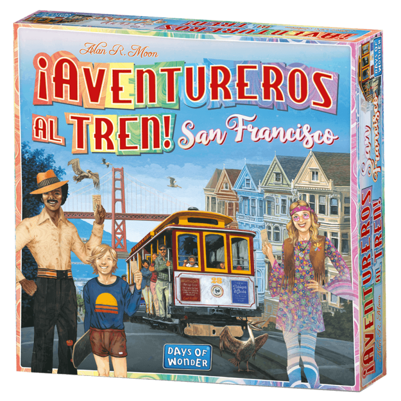 Les Aventuriers Du Rail - Avventurieri Ferroviari: San Francisco - Gioco Da Tavolo Di Strategia, 2-6 Giocatori, Da 6 Anni, Durata 20 Minuti