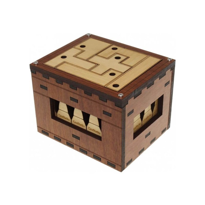Steuerrad Puzzle Box - Casse-tête fait main par Jean-Claude Constantin en Allemagne - Expert en difficulté