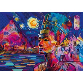 Puzzle Ravensburger Néfertiti sur le Nil 1000 Pièces Ravensburger - 1