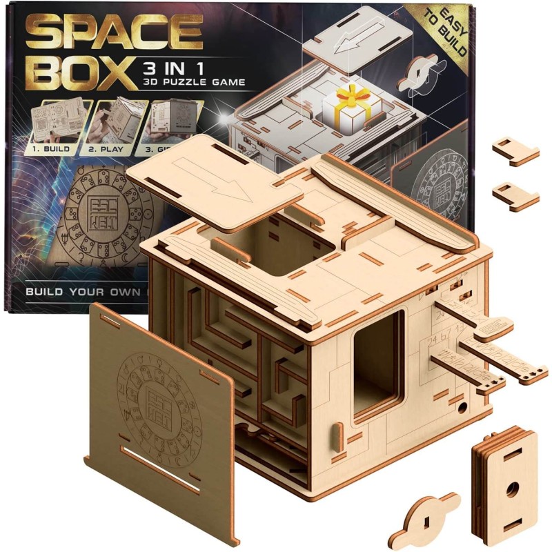 Puzzle Boîte de rangement 3D: Case Soy Luna