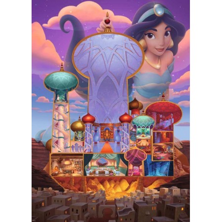 Puzzle Ravensburger Châteaux Disney : Jasmine 1000 Pièces Ravensburger - 1