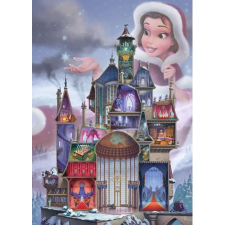 Puzzle Ravensburger Châteaux Disney : Belle de 1000 pièces Ravensburger - 1