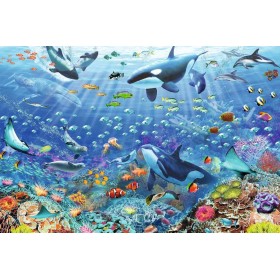 Puzzle Ravensburger Un monde sous-marin coloré de 3000 pièces Ravensburger - 1