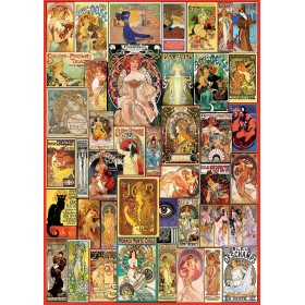 Puzzle Educa Collage Art Noveau de 1000 pièces Puzzles Educa - 1