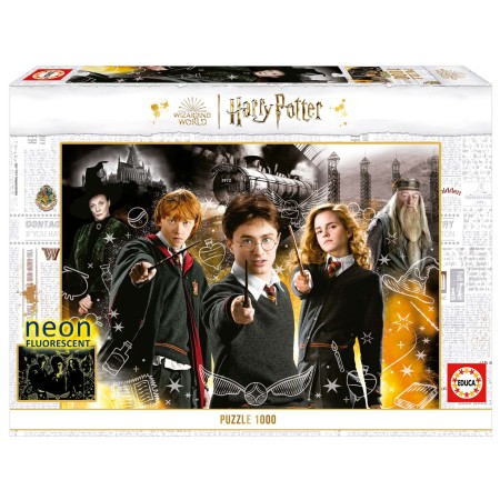 Puzzle Educa Harry Potter Effet Néon 1000 pièces Puzzles Educa - 1