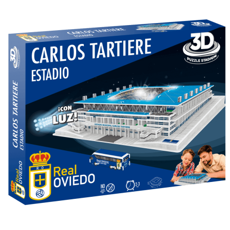 Estadio 3D Carlos Tartiere Real Oviedo Avec Lumière ElevenForce - 1