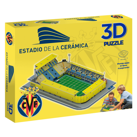 Puzzle stade 3D du Cerámica Villarreal CF avec lumière 