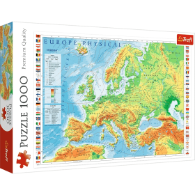 Puzzle 4000 pièces : voyage en europe Trefl