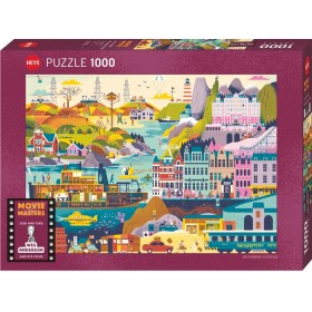 Puzzle Heye Les films d'Anderson, de 1000 Pieces Heye - 1