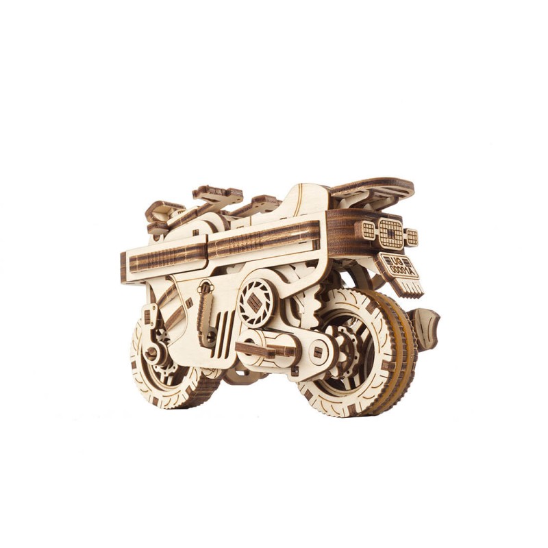 UGEARS Puzzle 3D Moto Miniature - Moto Compact Scooter Pliant Maquette en  Bois à Construire Casse-tête