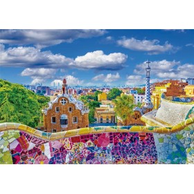 Clementoni Puzzle Park Güell, Barcelona de 1000 pièces Clementoni - 1