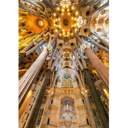 Educa Puzzle Intérieur de la Sagrada Familia de 1000 pièces Puzzles Educa - 1