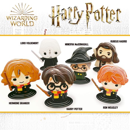 Mini-figurines 3D du monde des sorciers Harry Potter Puzzles Educa - 1